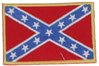 Südstaaten Flaggenpatch 4x6cm von Yantec