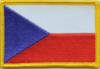 Tschechien Flaggenpatch 4x6cm von Yantec