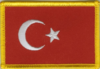 Türkei Flaggenpatch 4x6cm von Yantec