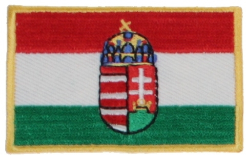 Ungarn Flaggenpatch 4x6cm von Yantec