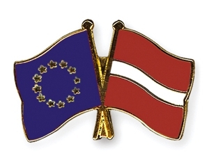 Freundschaftspin Europa - Lettland