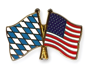 Freundschaftspin Bayern - USA