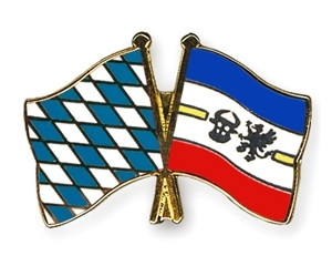 Freundschaftspin Bayern - Mecklenburg Vorpommern