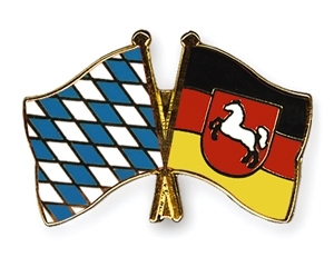 Freundschaftspin Bayern - Niedersachsen