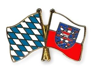 Freundschaftspin Bayern - Thüringen