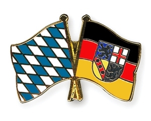 Freundschaftspin Bayern - Saarland