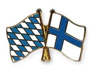 Freundschaftspin Bayern - Finnland