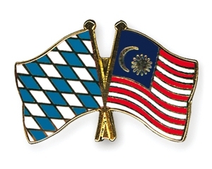 Freundschaftspin Bayern - Malaysia