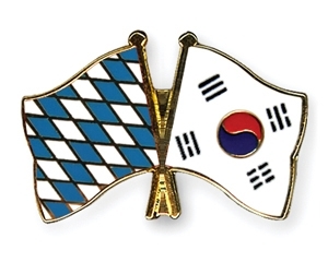 Freundschaftspin Bayern - Süd Korea