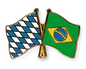 Freundschaftspin Bayern - Brasilien
