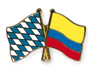 Freundschaftspin Bayern - Kolumbien