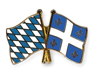 Freundschaftspin Bayern - Quebec