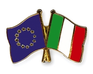 Freundschaftspin Europa - Italien