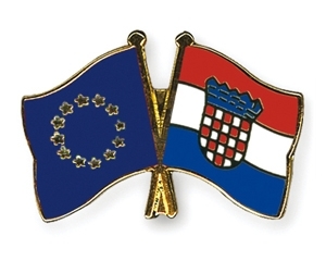 Freundschaftspin Europa - Kroatien