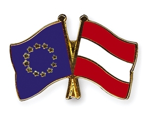 Freundschaftspin Europa - Österreich