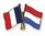 Frankreich - Niederlande Freundschaftspin
