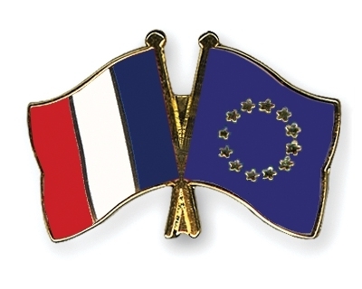 Frankreich - Europa Freundschaftspin
