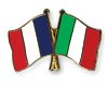 Frankreich - Italien Freundschaftspin