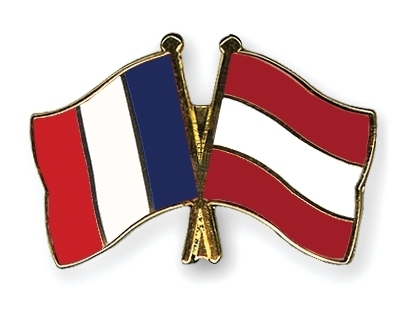 Frankreich - Österreich Freundschaftspin