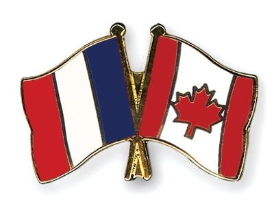 Frankreich - Kanada Freundschaftspin