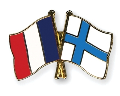 Frankreich - Finnland Freundschaftspin