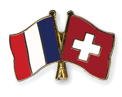 Frankreich - Schweiz Freundschaftspin