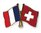 Frankreich - Schweiz Freundschaftspin