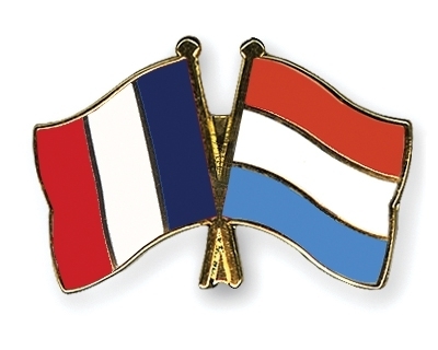 Frankreich - Luxemburg Freundschaftspin