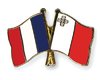 Frankreich - Malta Freundschaftspin