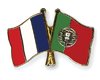 Frankreich - Portugal Freundschaftspin