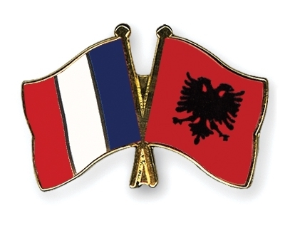 Frankreich - Albanien Freundschaftspin