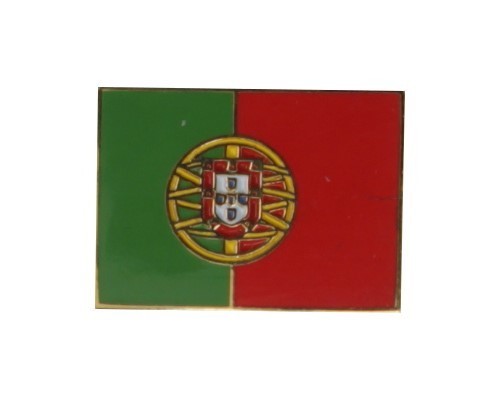 Portugal Flaggenpin eckig