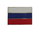 Russland Flaggenpin eckig
