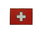 Schweiz Flaggenpin eckig