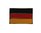 Deutschland Flaggenpin eckig