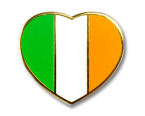 Irland Herz Flaggenpin
