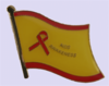 Aids Awareness Flaggenpin