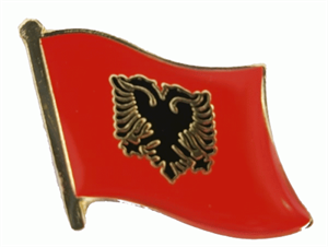 Albanien Flaggenpin