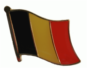 Belgien Flaggenpin