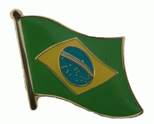 Brasilien Flaggenpin
