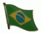 Brasilien Flaggenpin