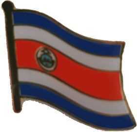 Costa Rica Flaggenpin