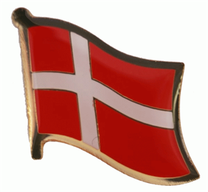 Dänemark Flaggenpin