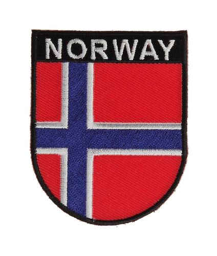 Norwegen Wappenpatch