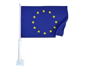 Autoflagge EU Europa 2 Stück Pack