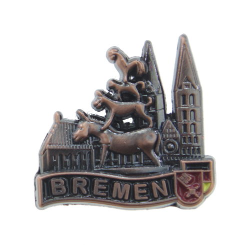 Pin Bremer Stadtmusikanten Bronze