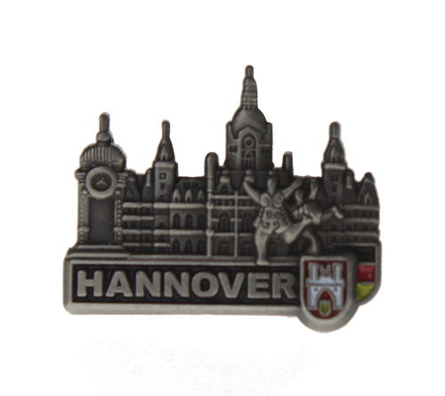 Pin Hannover Silberfarben