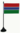 Tischflagge Gambia