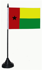 Tischflagge Guinea Bissau