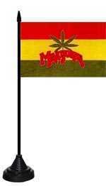 Tischflagge Marihuana